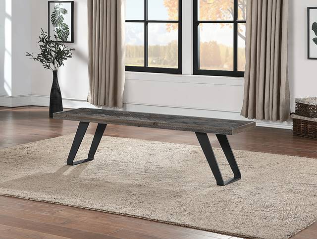 Barremore Brown Accent Bench - Thumbnail - Image 3