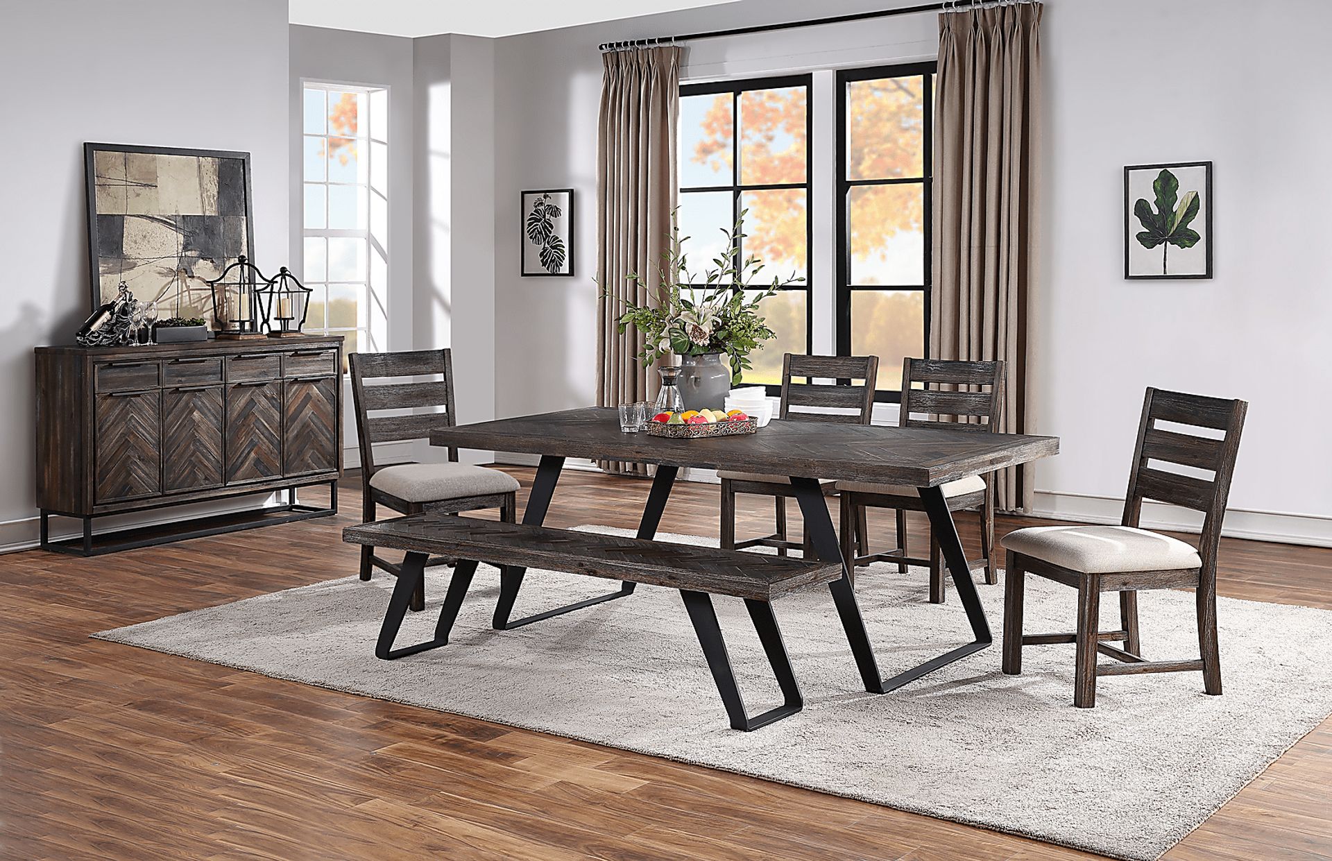 Barremore Brown Accent Bench - Image 4