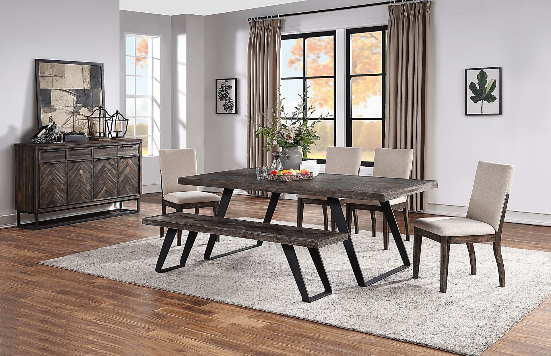 Barremore Brown Accent Bench - Image 5