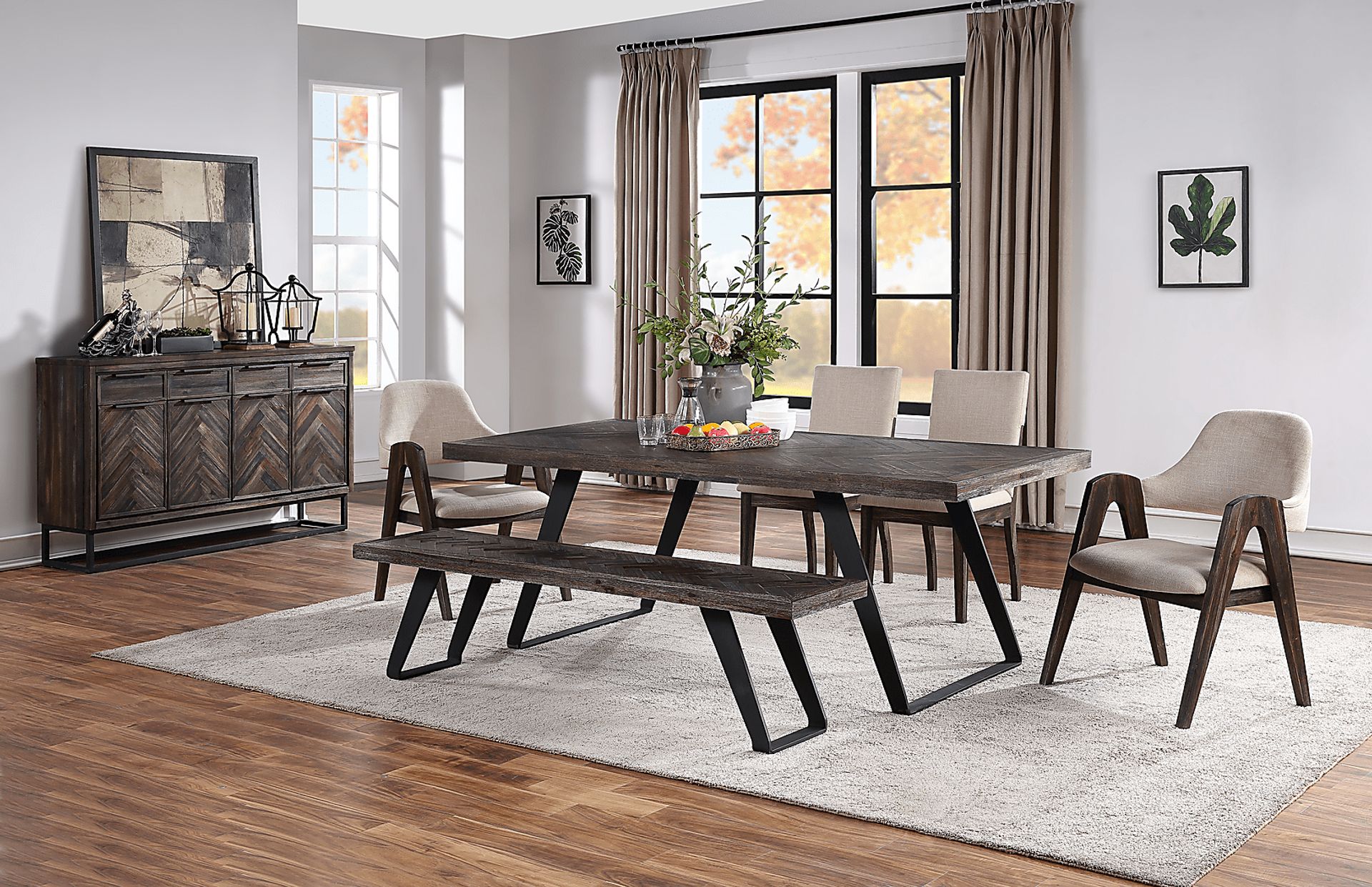 Barremore Brown Accent Bench - Image 6