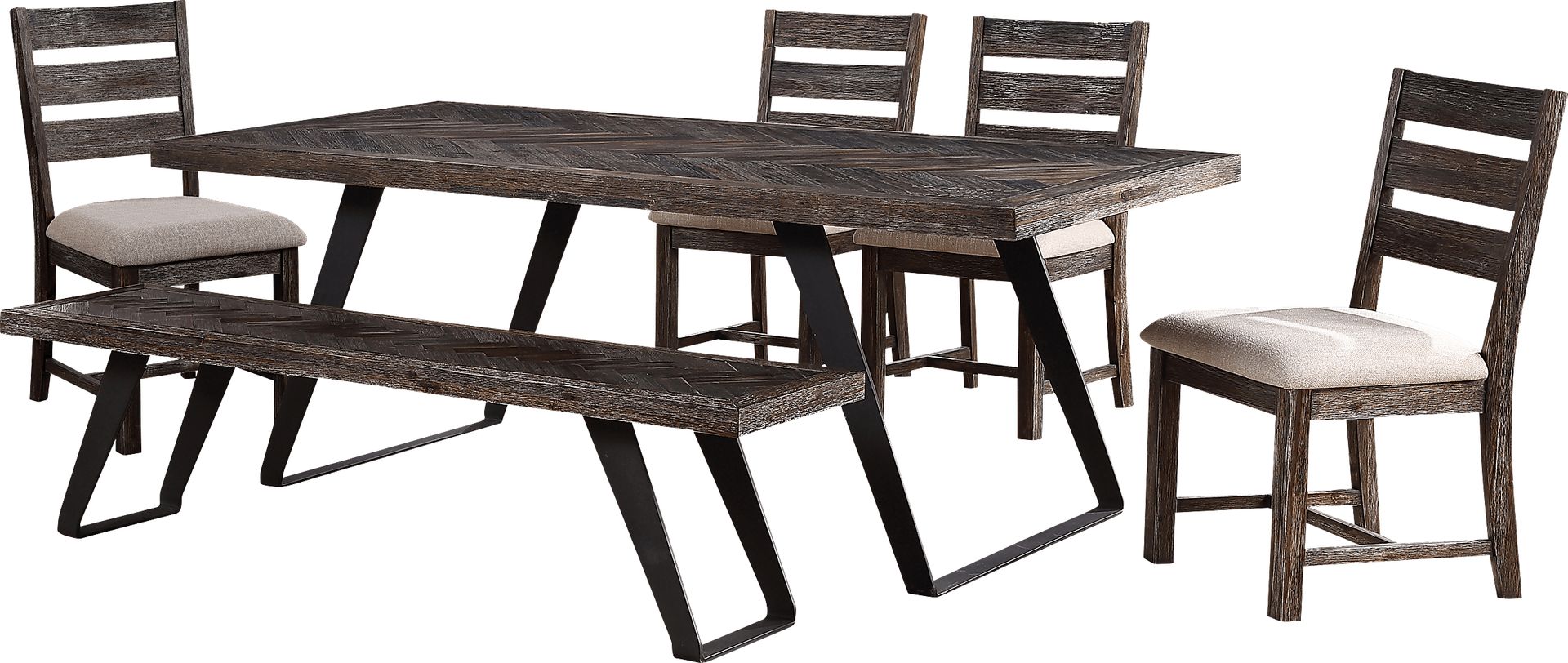 Barremore Brown Accent Bench - Image 7