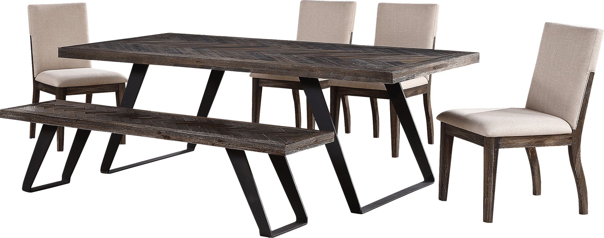 Barremore Brown Accent Bench - Image 8