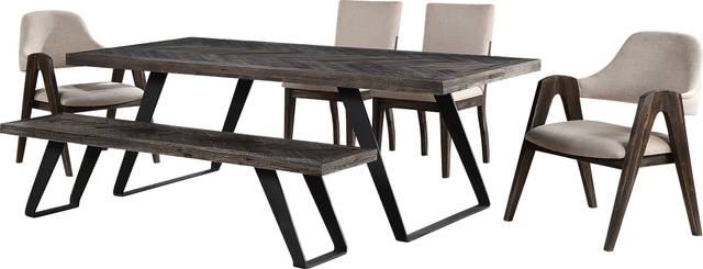 Barremore Brown Accent Bench - Thumbnail - Image 9