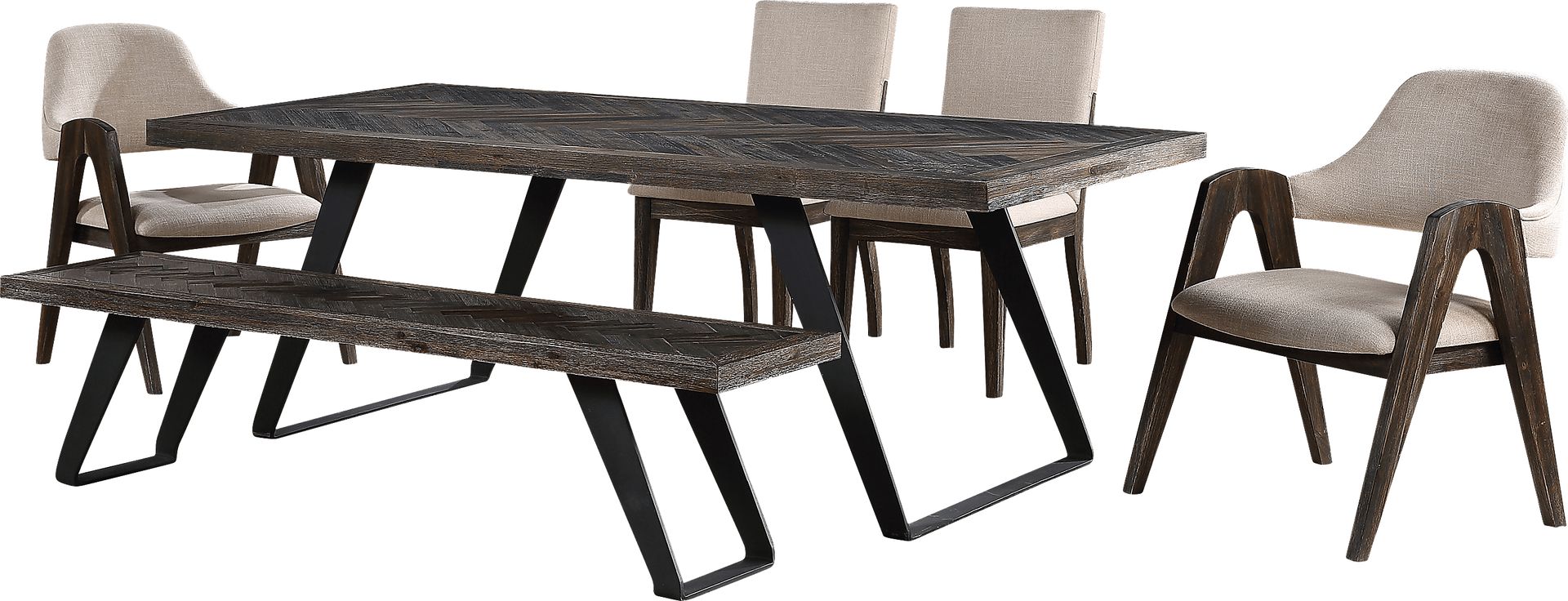 Barremore Brown Accent Bench - Image 9