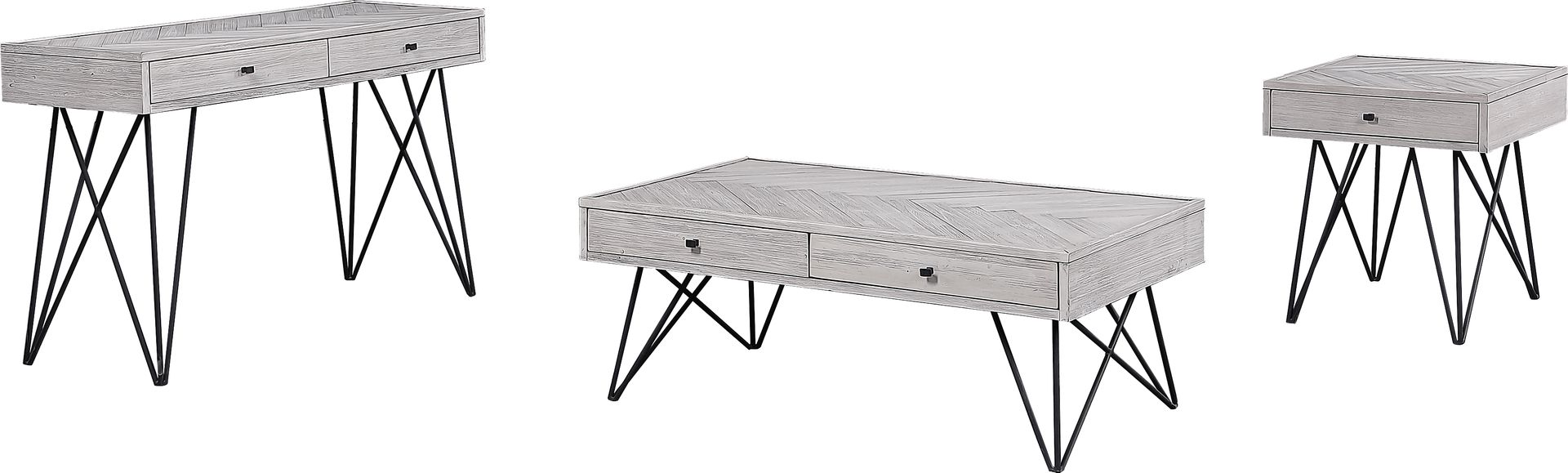 Barremore White Cocktail Table - Image 6