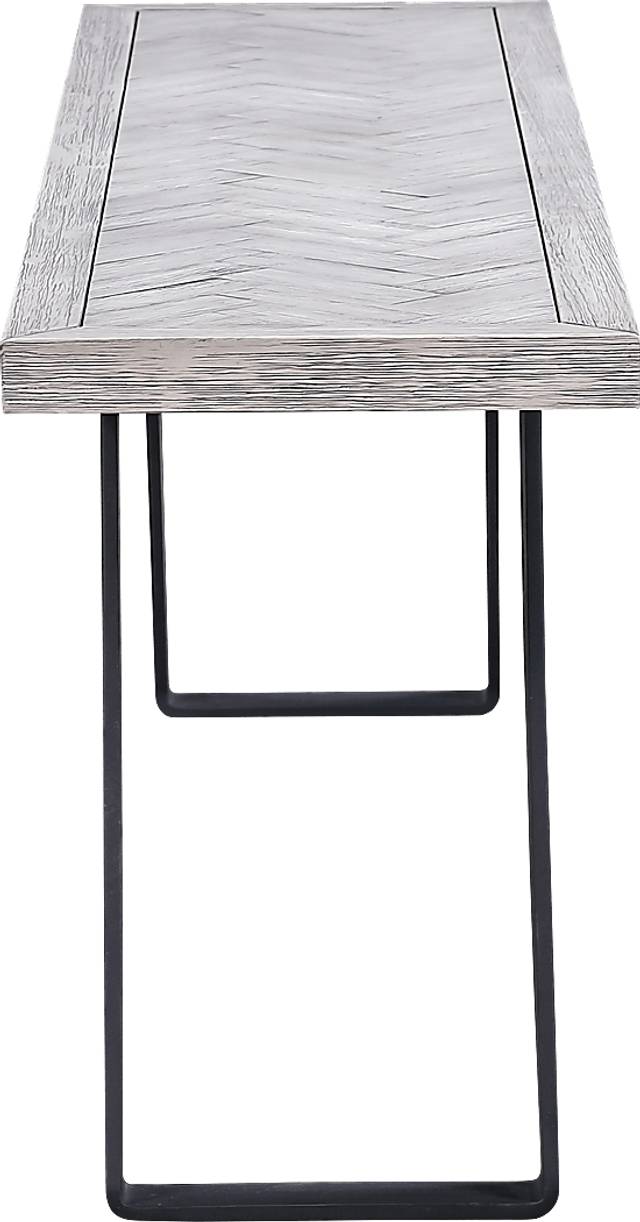 Barremore White Counter Height Bench - Thumbnail - Image 3