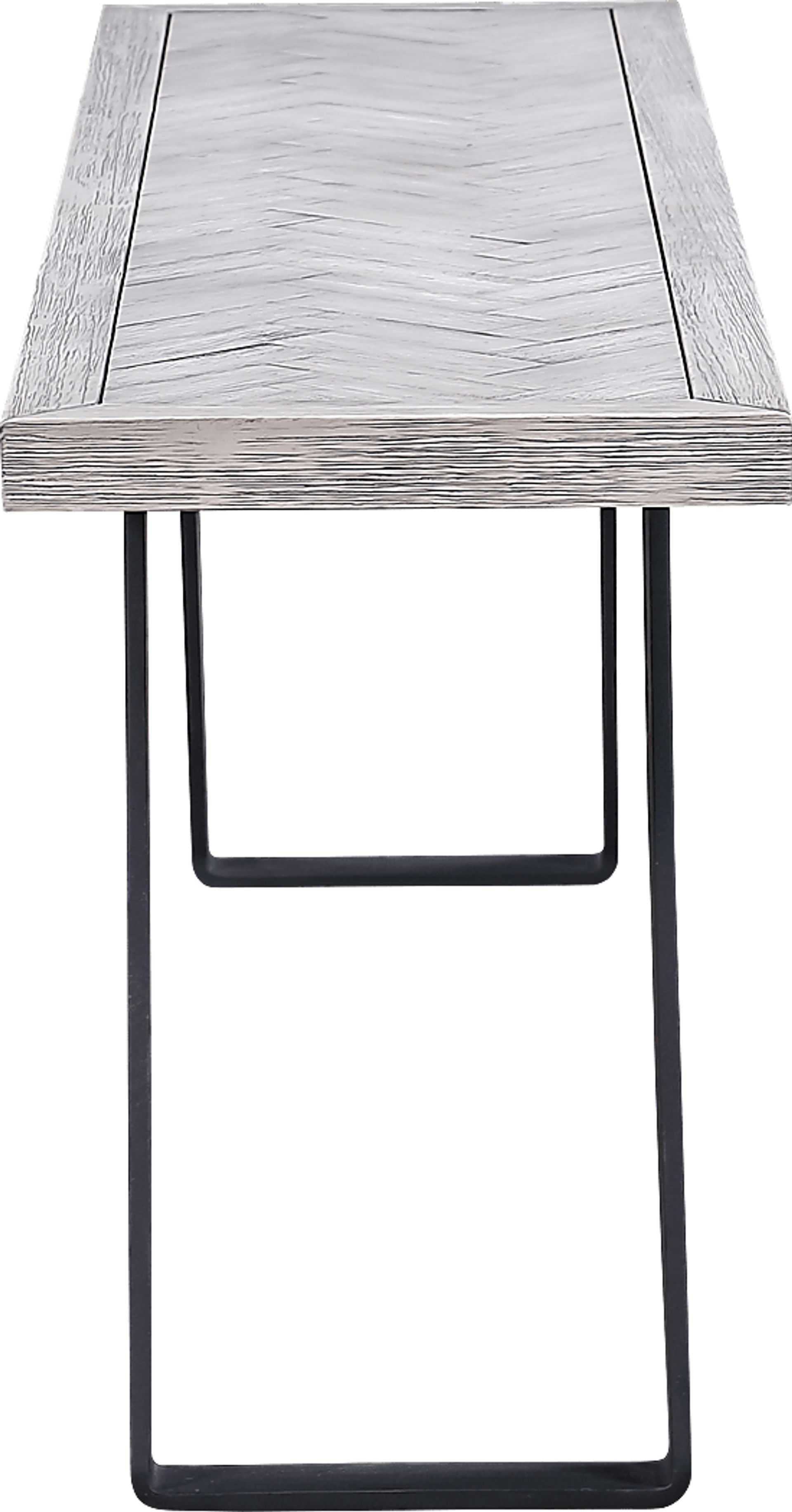 Barremore White Counter Height Bench - Image 3