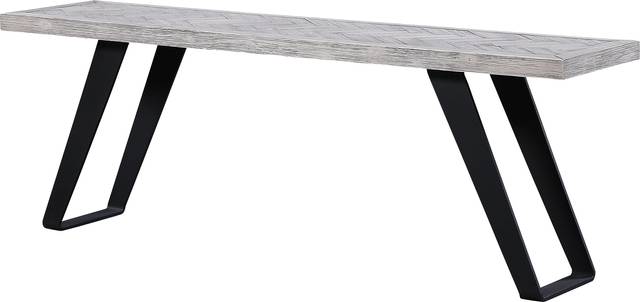 Barremore White Counter Height Bench - Thumbnail - Image 1