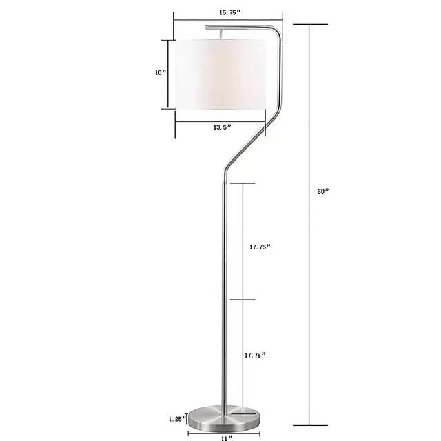 Barrett Alley Silver Floor Lamp - Thumbnail - Image 10