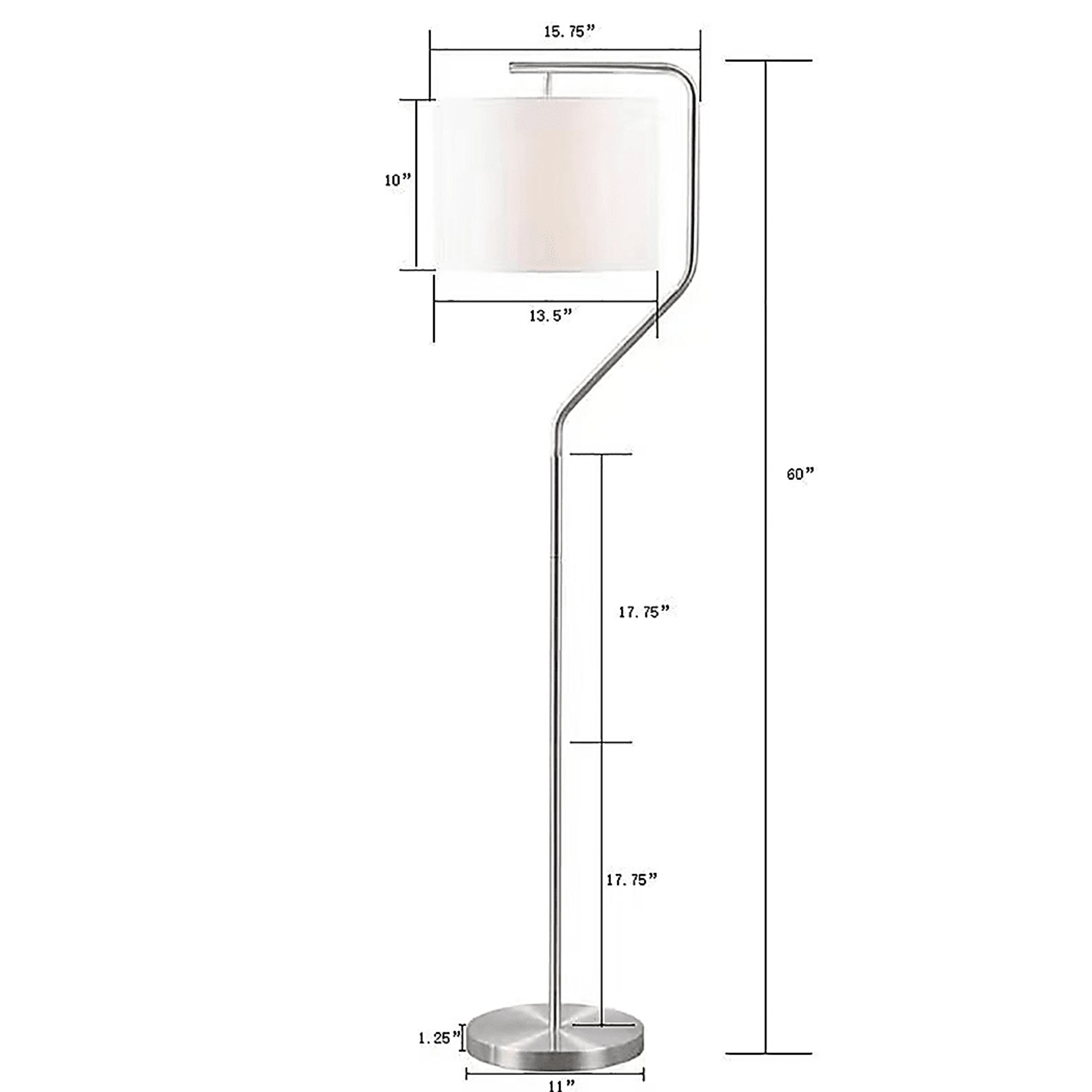 Barrett Alley Silver Floor Lamp - Image 10