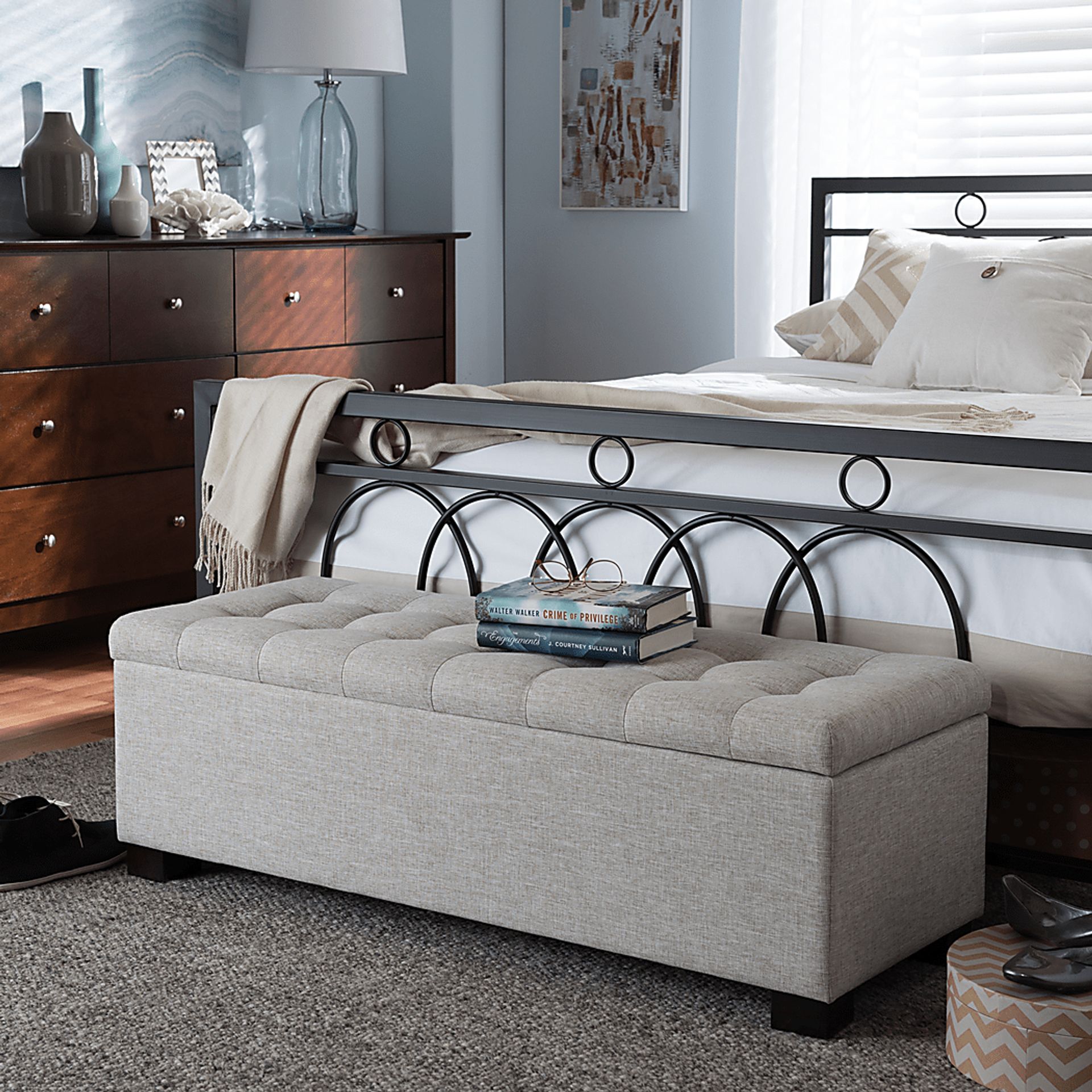 Barrhalla Beige Bench - Image 2
