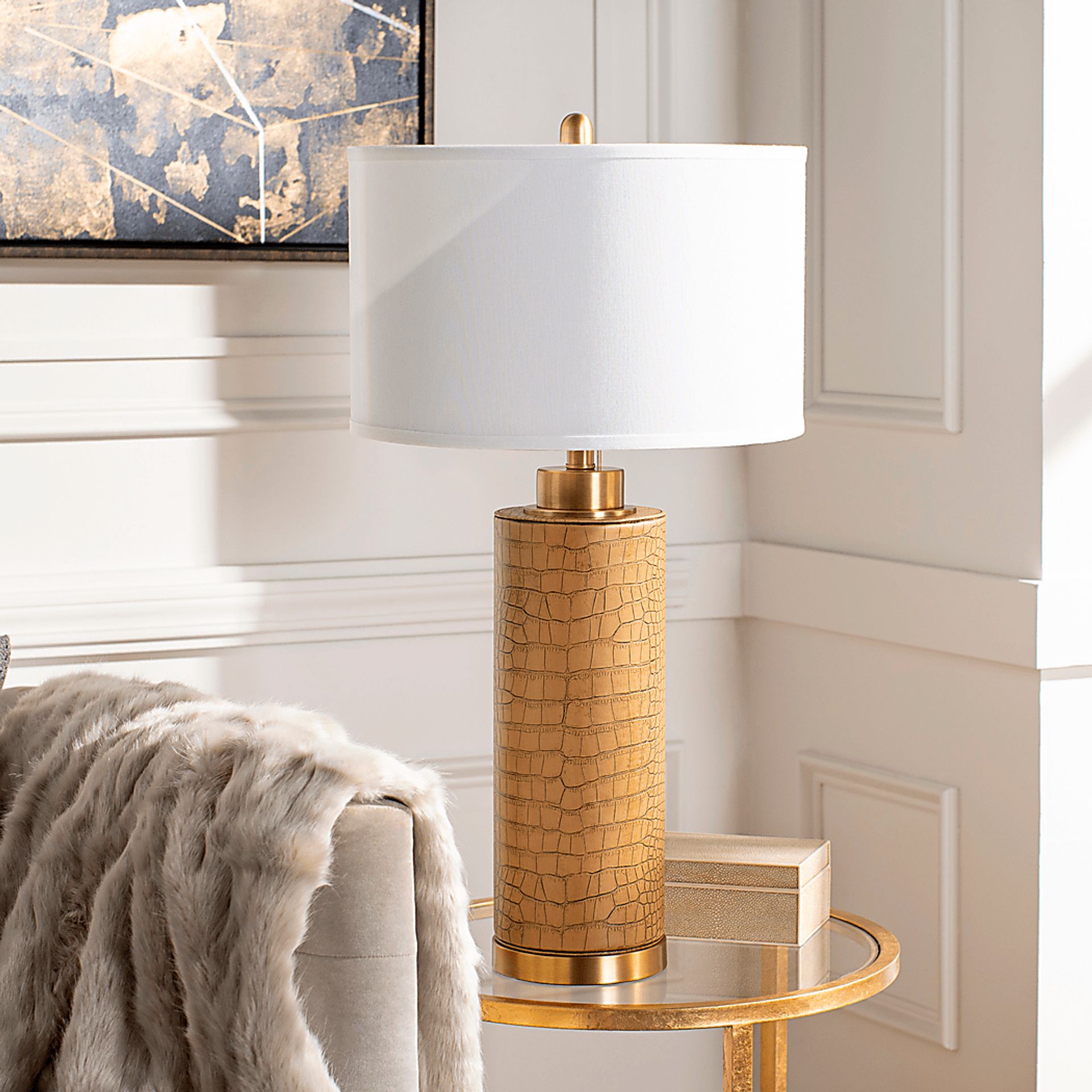 Barrick Shade Saddle Lamp - Image 2