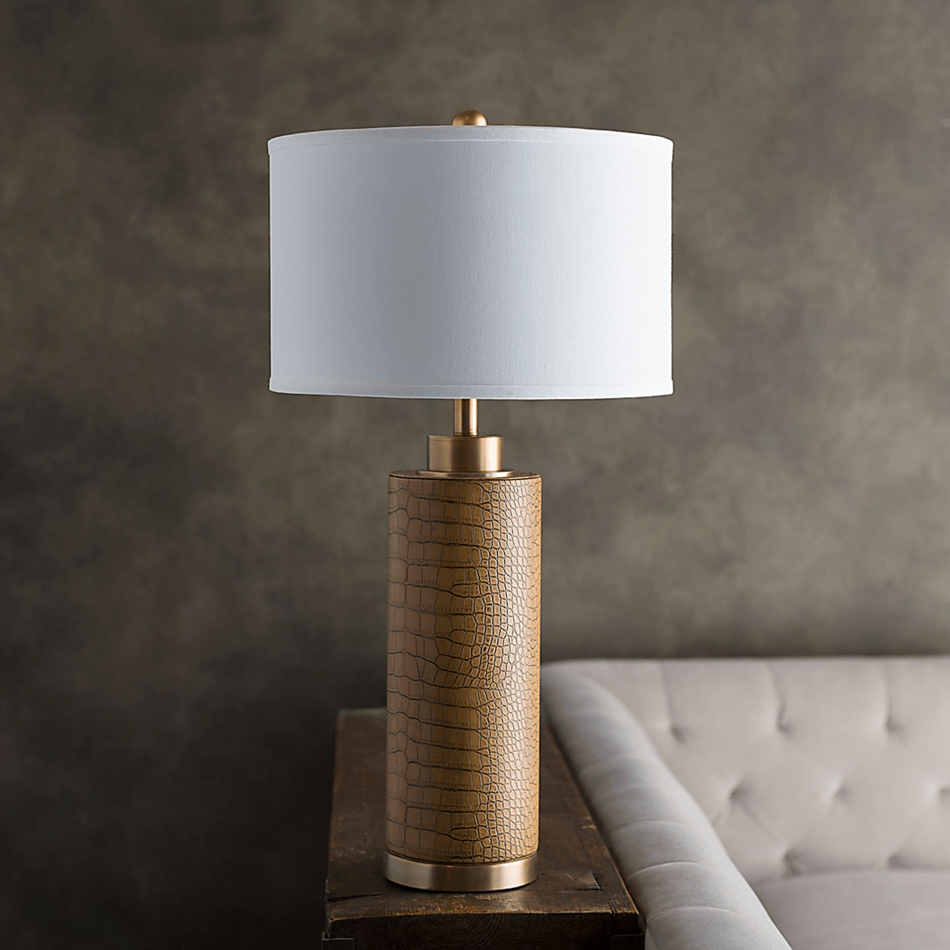 Barrick Shade Saddle Lamp - Image 4