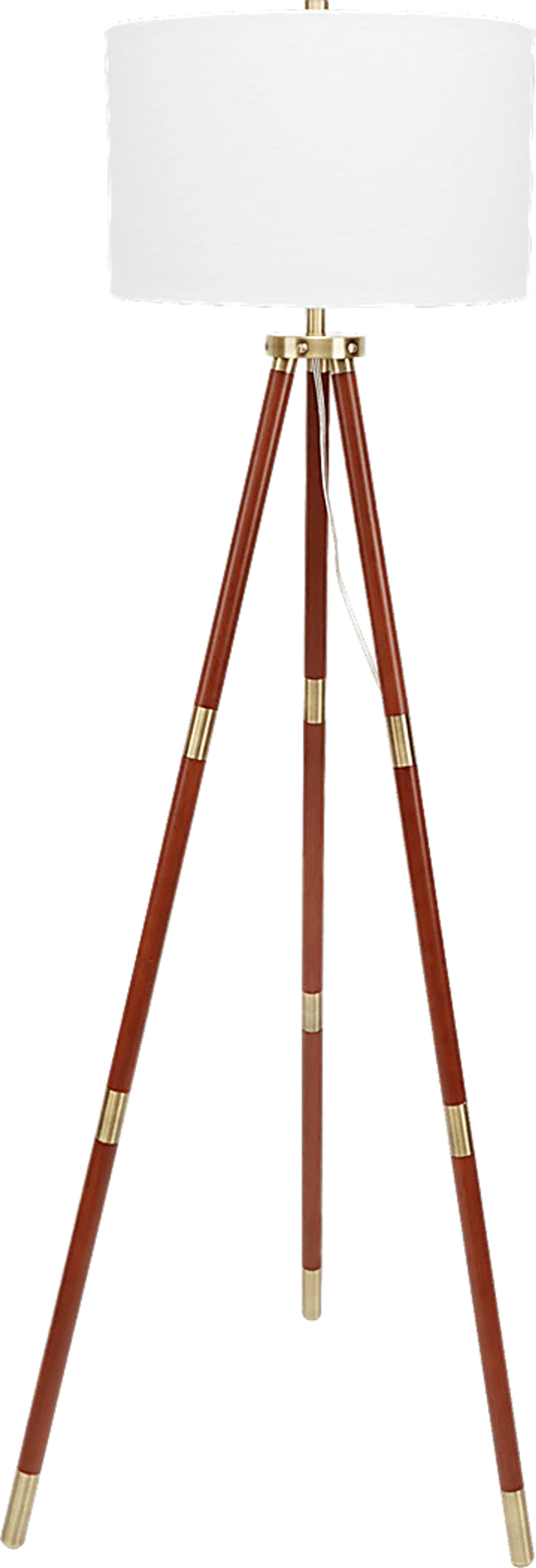 Barriemore Brown Floor Lamp - Image 1