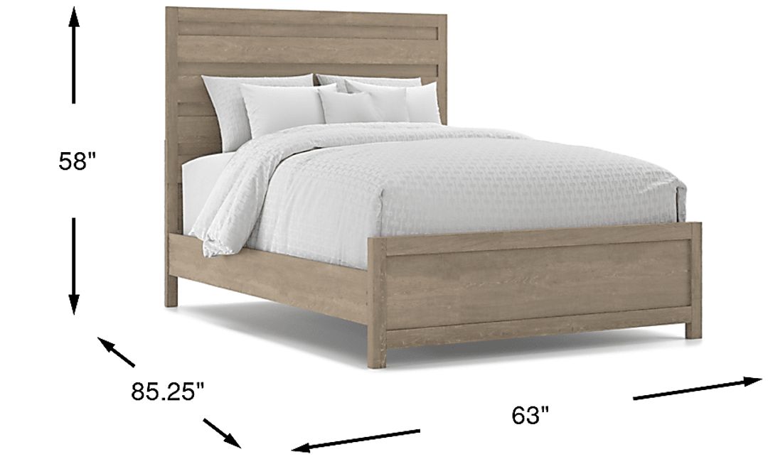 Barringer Place Gray 3 Pc Queen Panel Bed