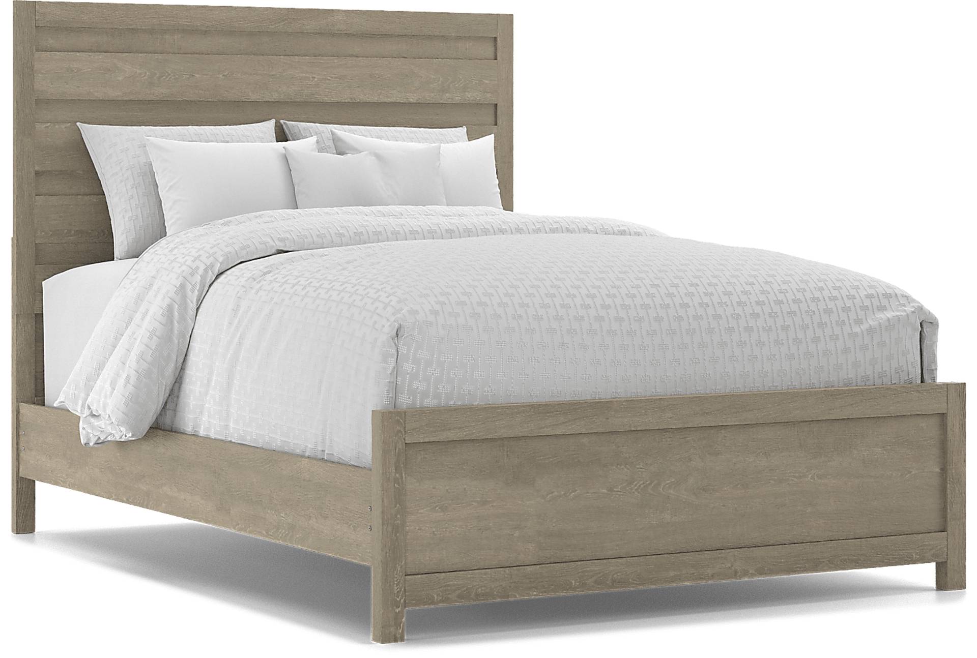 3 pc queen panel bed