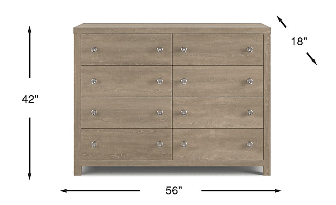 Barringer Place Gray Dresser