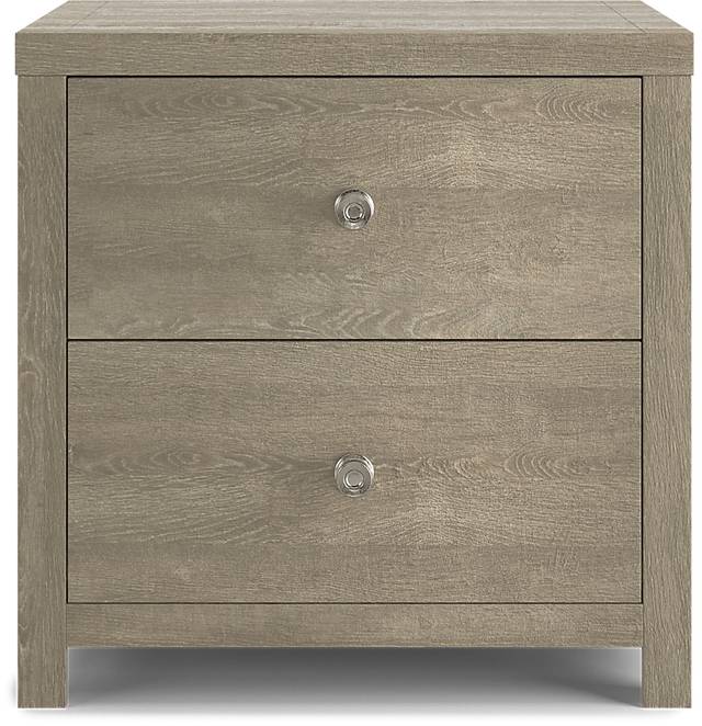Barringer Place Gray Nightstand - Thumbnail - Image 1