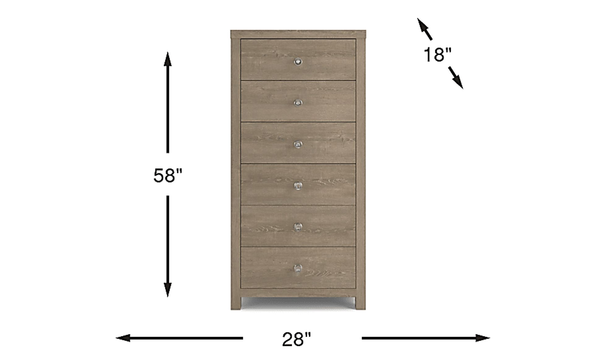 Dimension Image. Please refer to the Dimension Tab on this page for dimension details.
