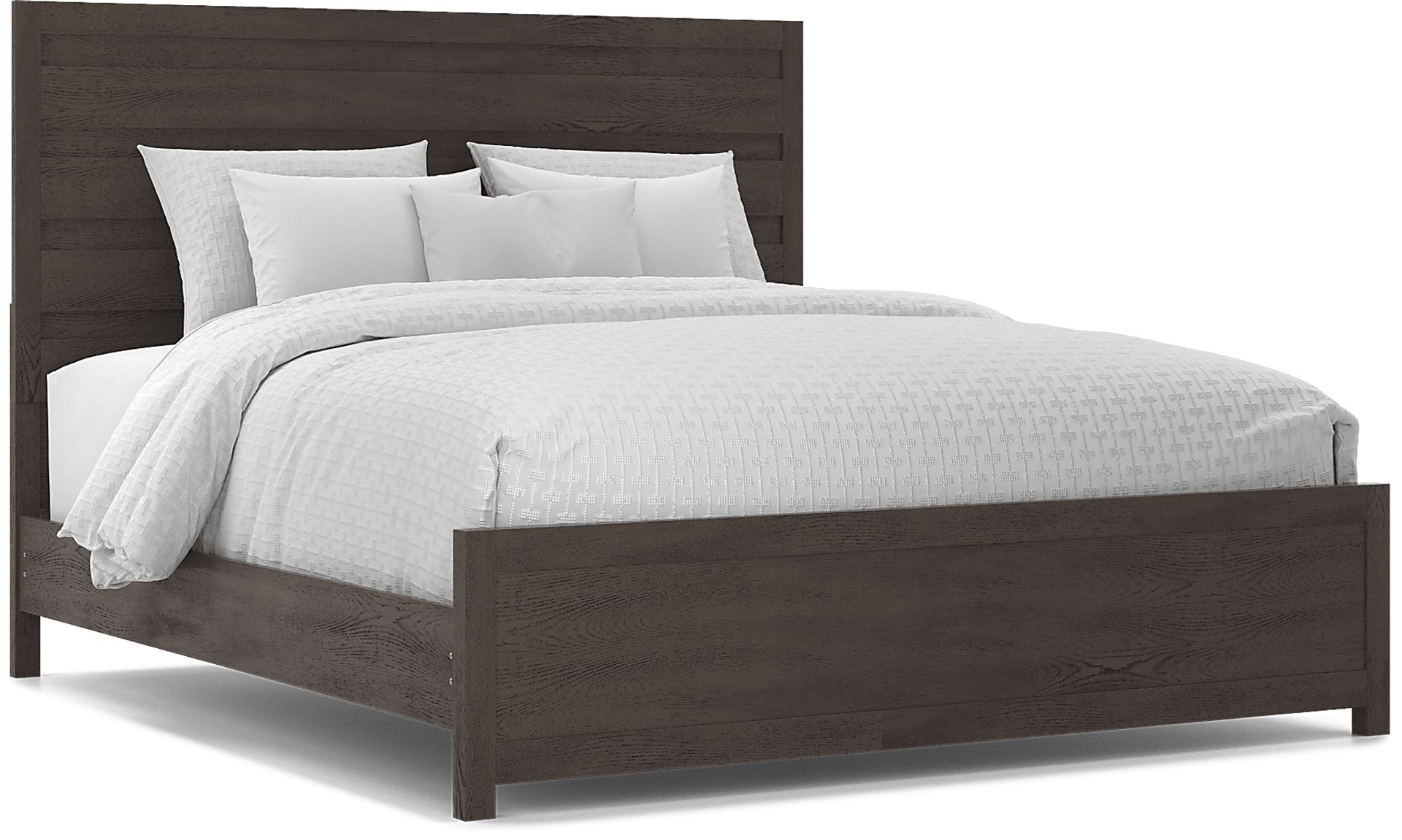 Barringer Place Merlot 3 Pc King Panel Bed - Image 1