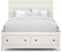 Barringer Place White 3 Pc Queen Panel Bed with Storage