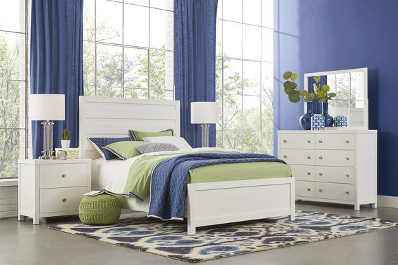 Barringer Place White 7 Pc Queen Panel Bedroom