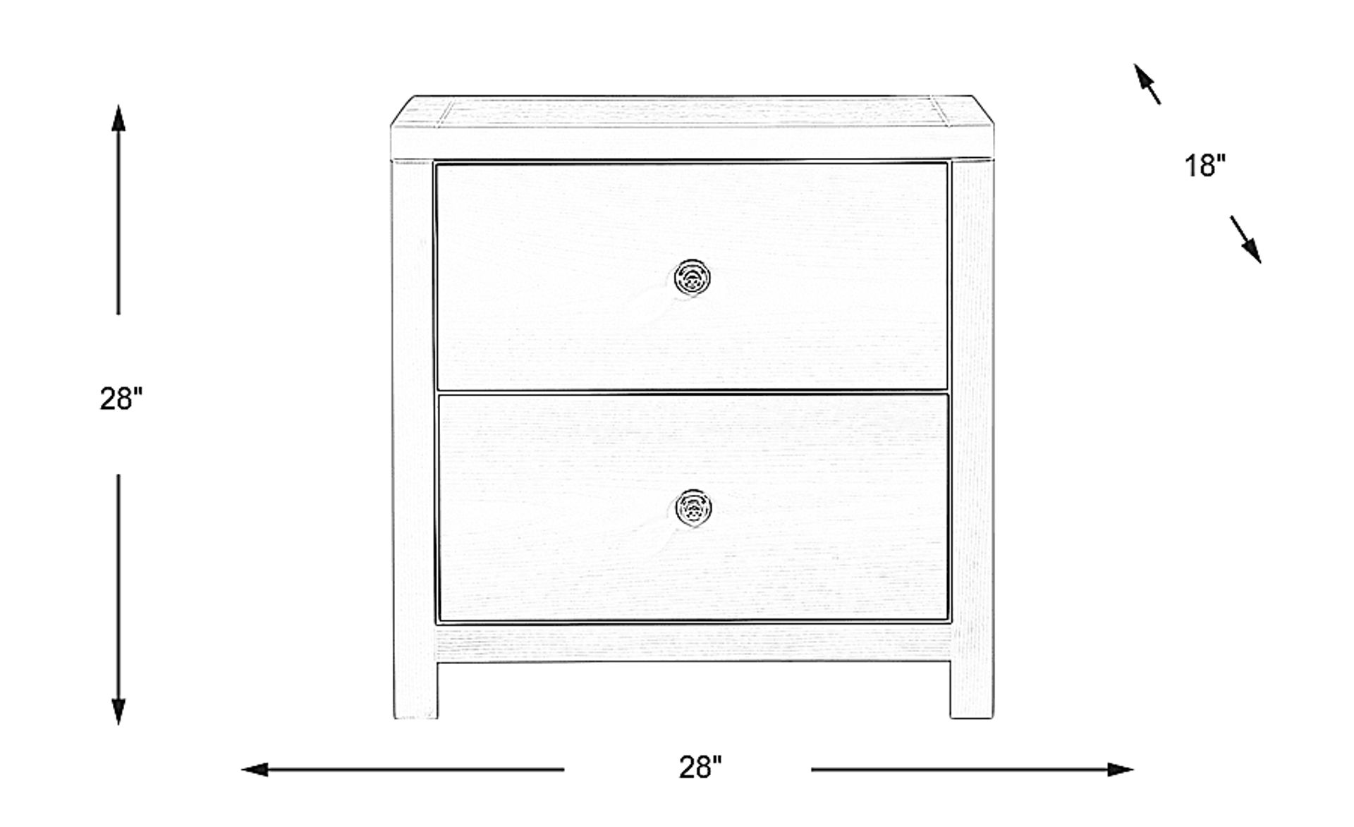 Dimension Image. Please refer to the Dimension Tab on this page for dimension details.