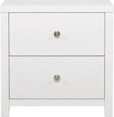 Barringer Place White Nightstand