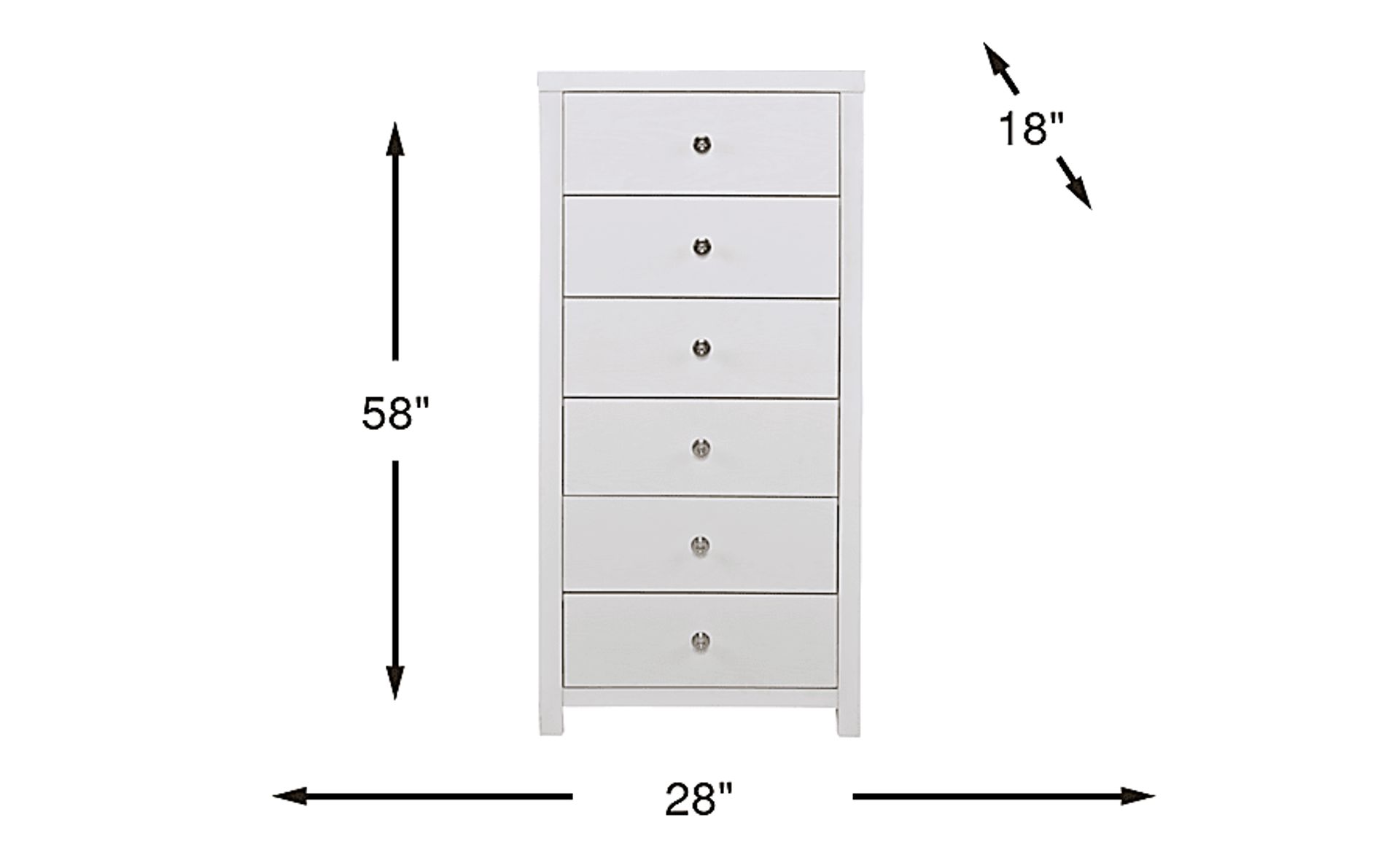Dimension Image. Please refer to the Dimension Tab on this page for dimension details.