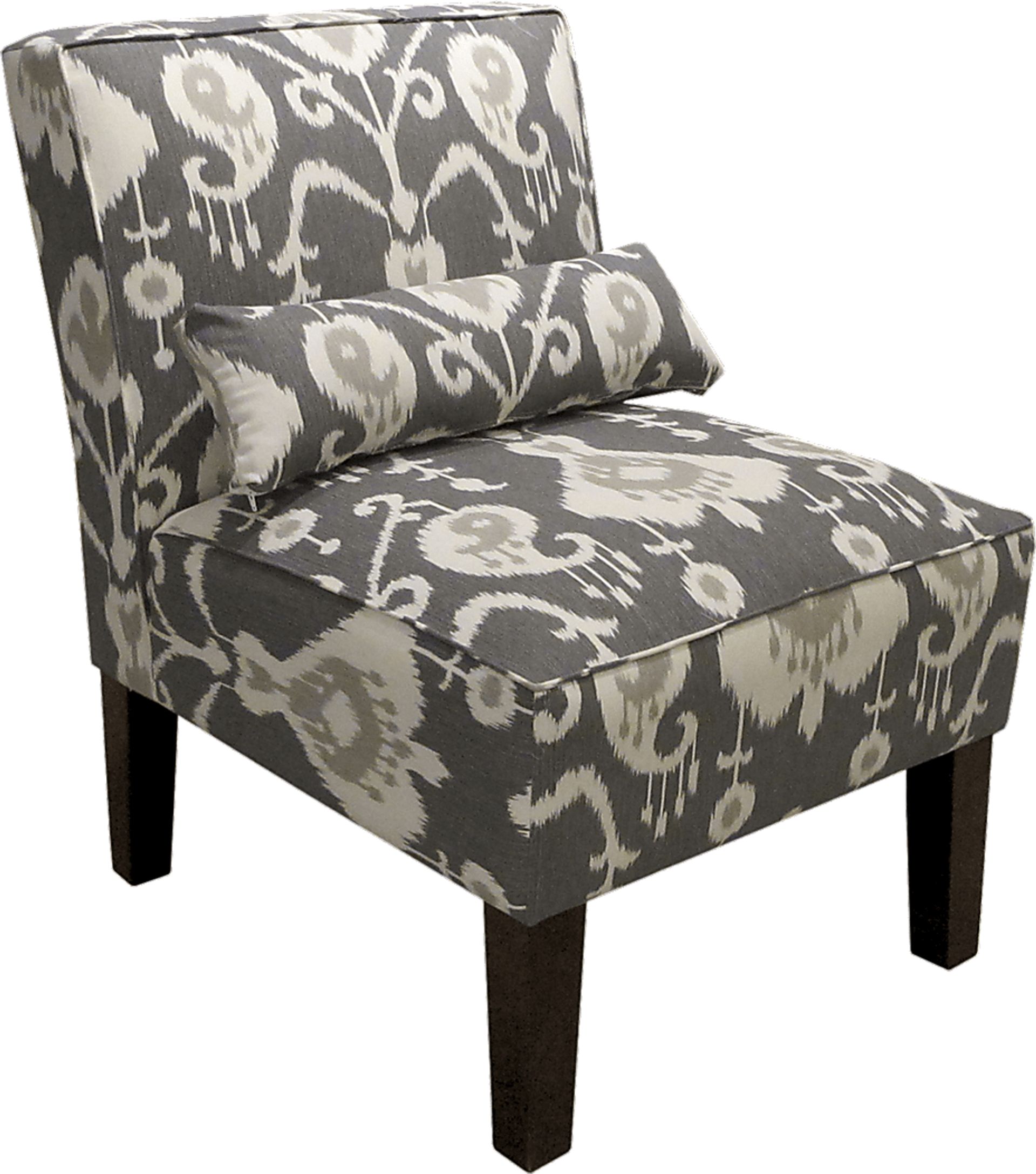 Barrington Row Pewter Armless Chair - Image 1