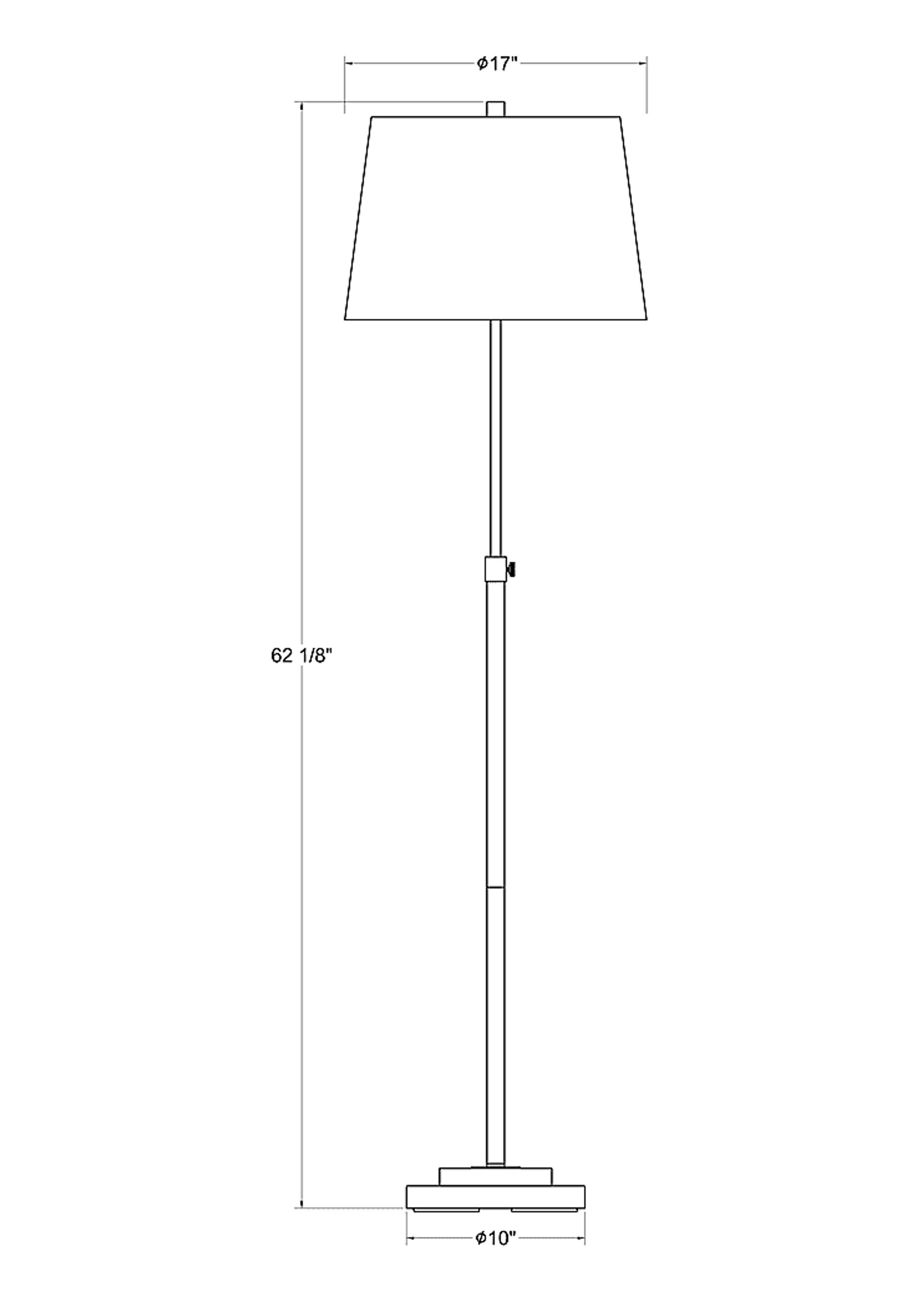 Barristers Farm Gold Floor Lamp - Image 8
