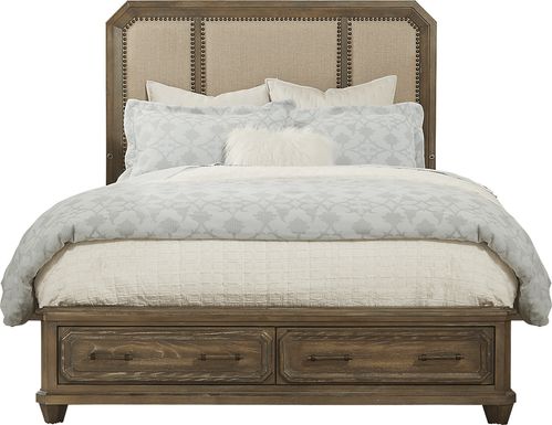 Barriston Trail Brown 3 Pc Queen Panel Bed with Storage