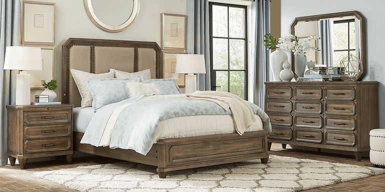 Barriston Trail Brown 6 Pc Queen Panel Bedroom