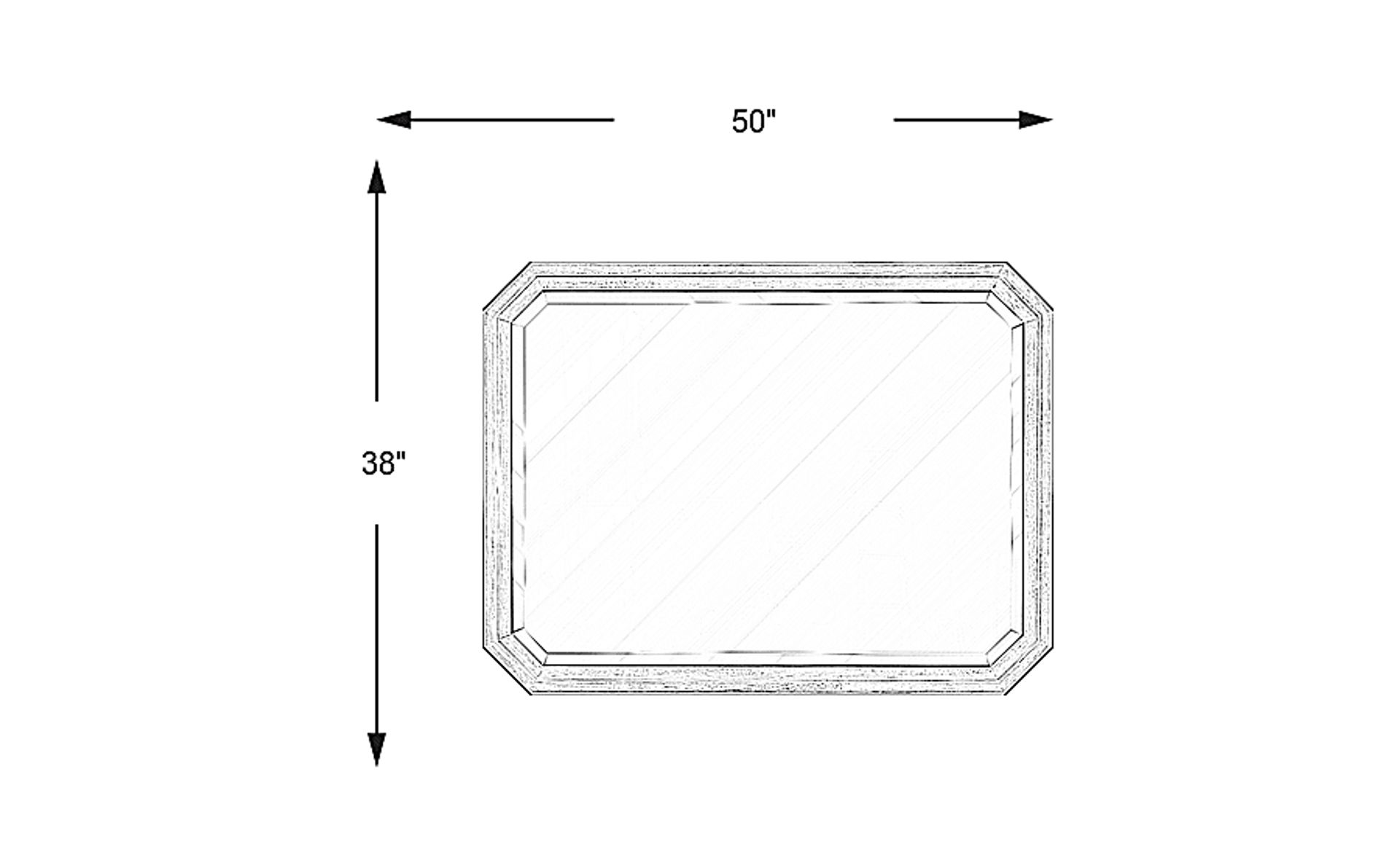 Dimension Image. Please refer to the Dimension Tab on this page for dimension details.
