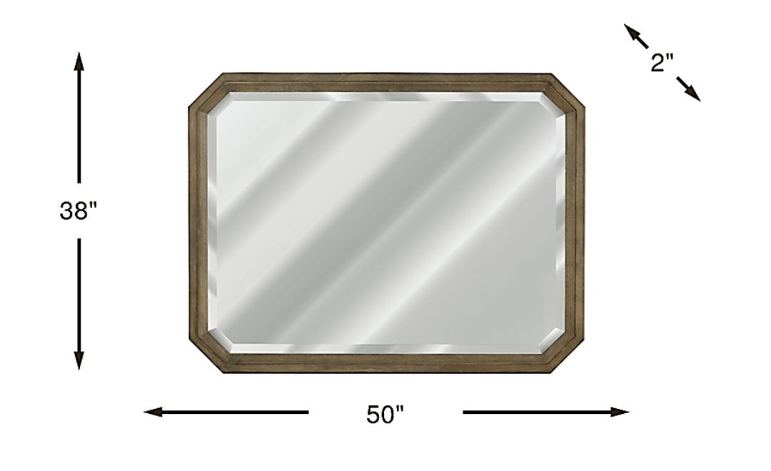 Barriston Trail Brown Mirror