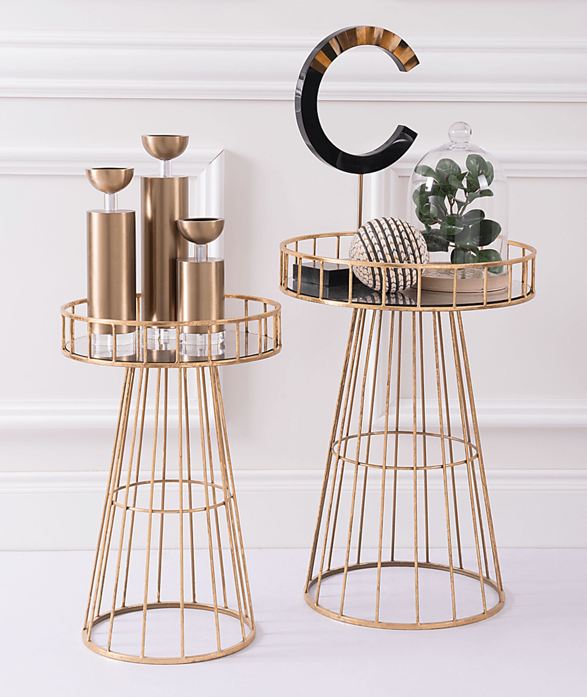 Barrow Trace Gold Colors,Metal Accent Table | Rooms to Go