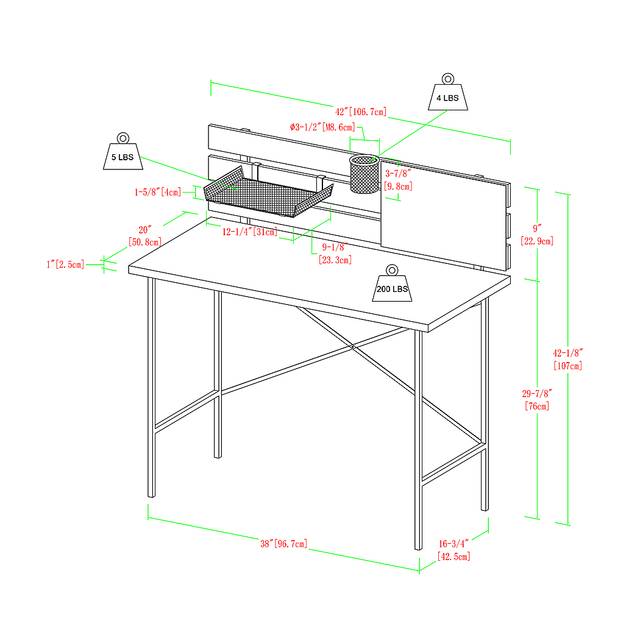 Barryknoll Brown Desk - Thumbnail - Image 7