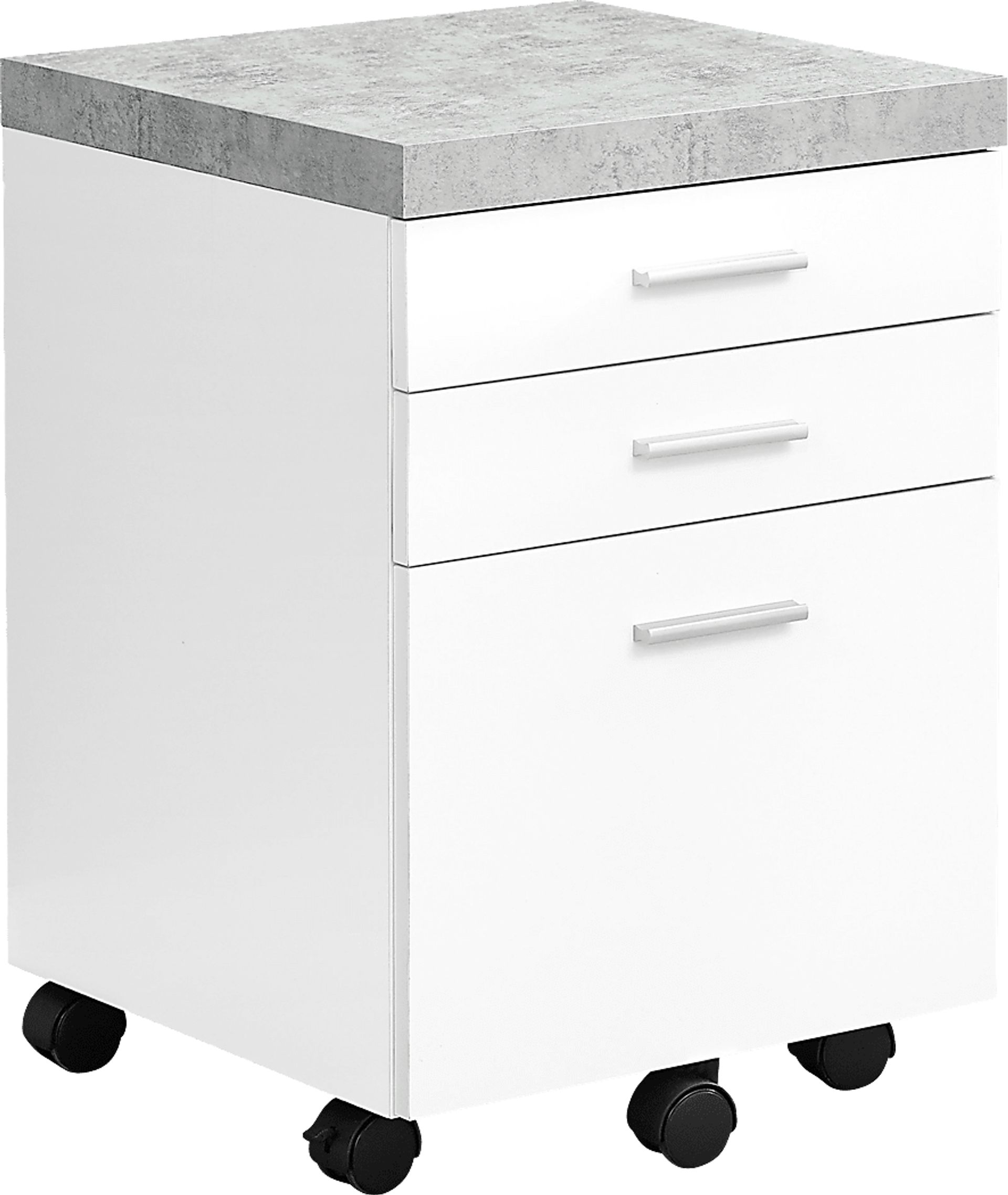 Barsana White File Cabinet - Image 1