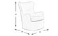 Barsha Heights Ivory Beige Polyester Fabric Glider,Swivel Chair - Rooms ...