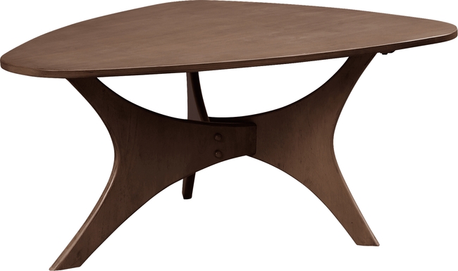 Barshay Brown Triangle Cocktail Table