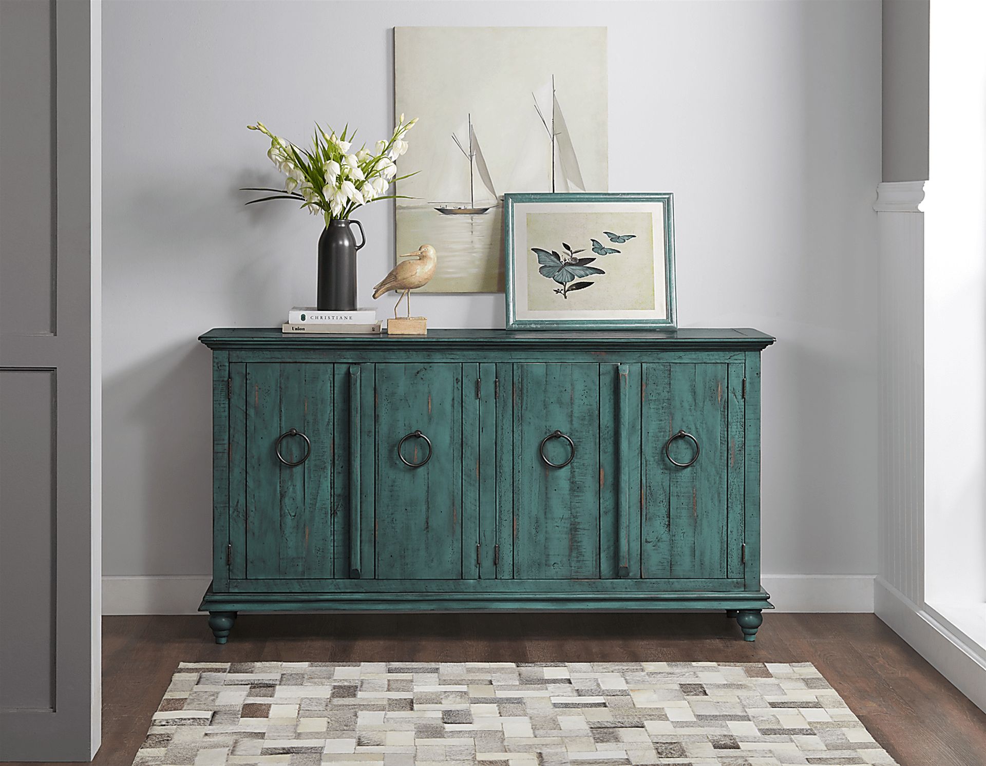Bartelt Turquoise 65 in. Console - Image 8