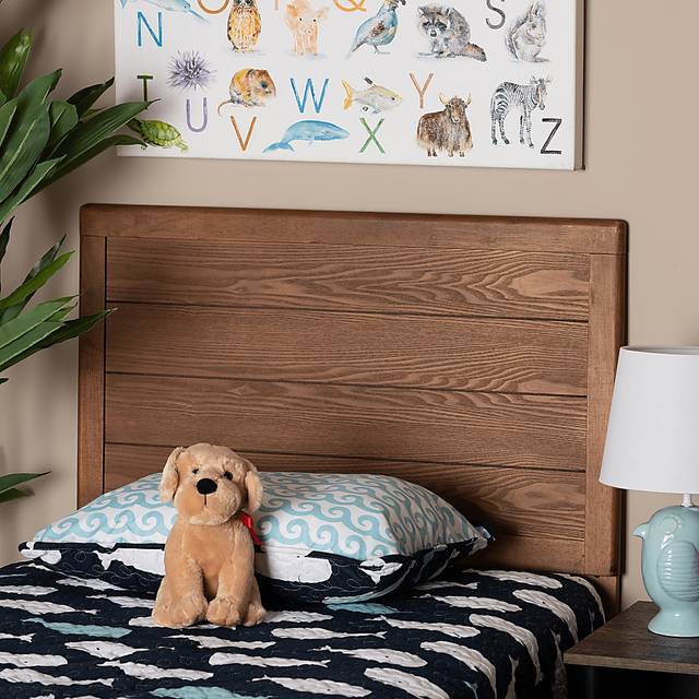 Bartholo Brown Twin Headboard - Thumbnail - Image 3