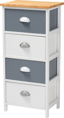 Bartis Gray Storage Cabinet