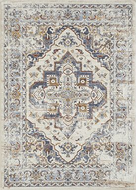 Bartleigh Cream 5'3 x 7'3 Area Rug