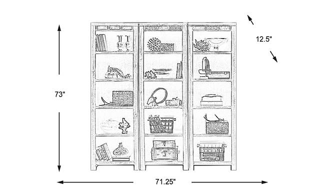 Dimension Image. Please refer to the Dimension Tab on this page for dimension details.