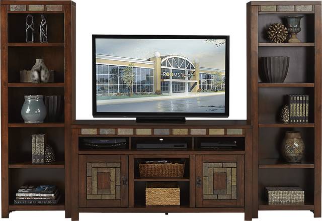 Bartlett II Cherry 3 Pc Wall Unit - Thumbnail - Image 1