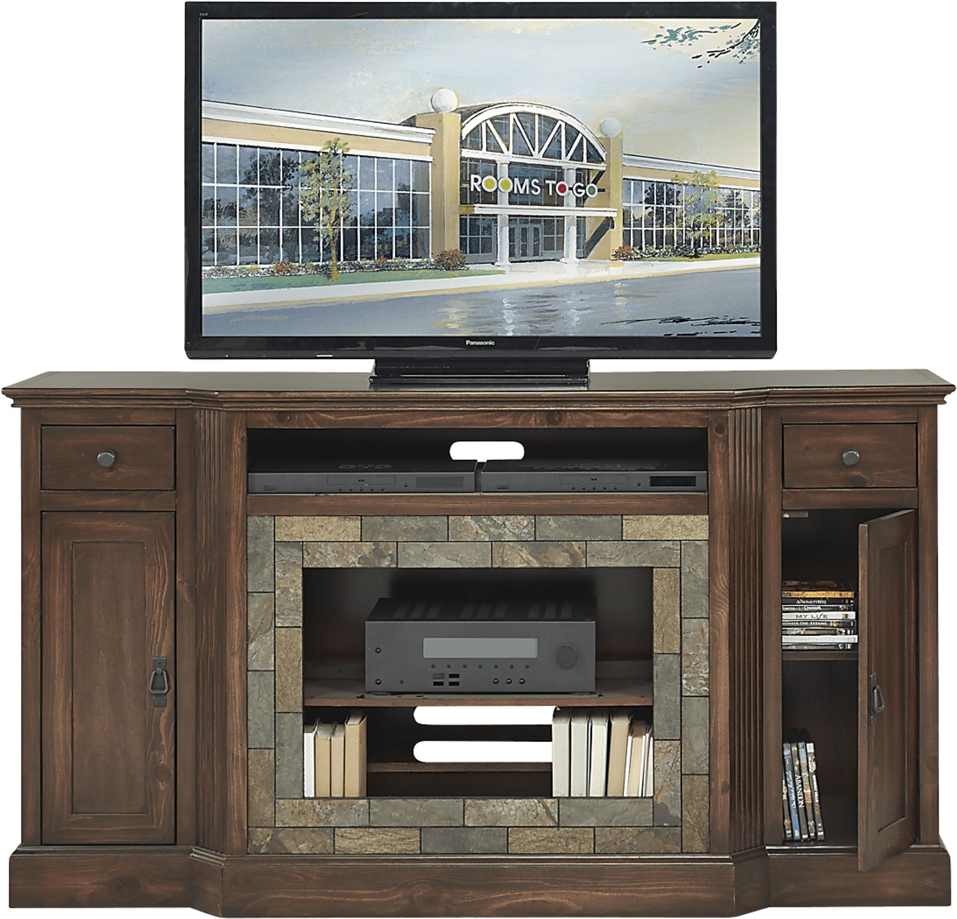Bartlett II Cherry 71 in. Console - Image 1