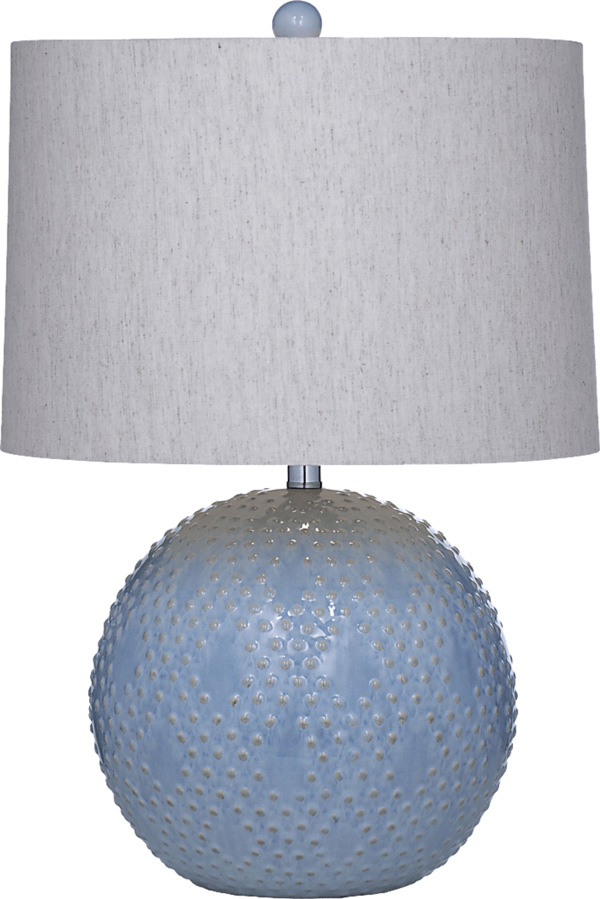 Bartlett Post Blue Lamp - Image 1