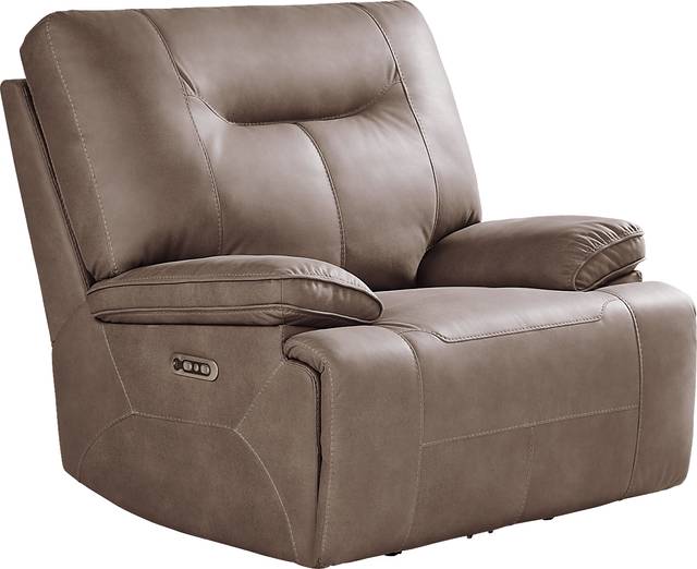 Barton Brown Dual Power Recliner - Thumbnail - Image 3