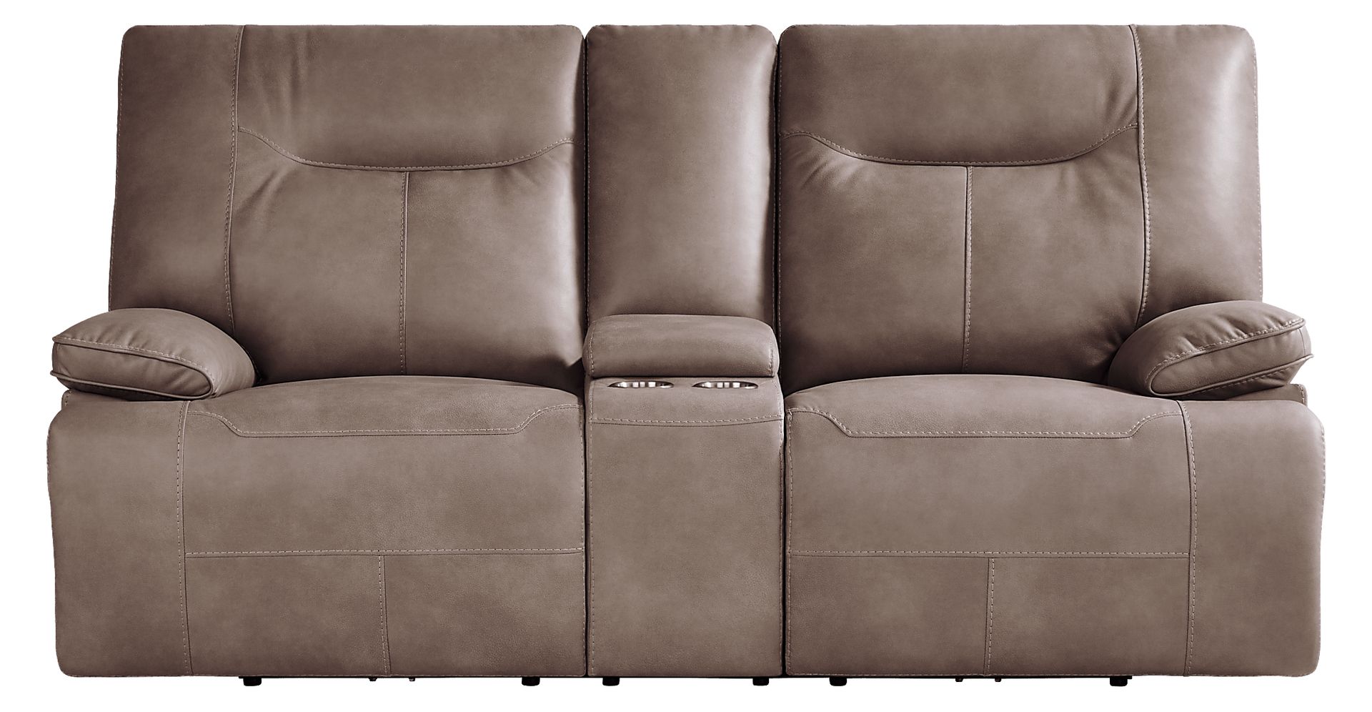 Barton Brown 7 Pc Dual Power Reclining Living Room - Image 4